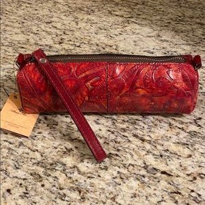 Patricia Nash Leather Isla Cosmetic Bag